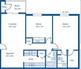 2BR/1.5BA