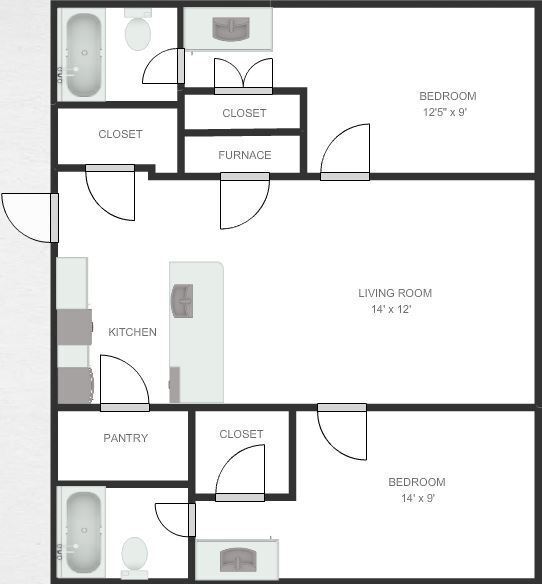 Photo - $1,195 | 2 Bedroom, 2 Bathroom Apartment | Dog Friendly* | Available for August 1st, 2026 Move In!