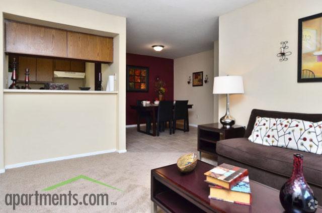 Sala de estar - Nichols Square Apartments