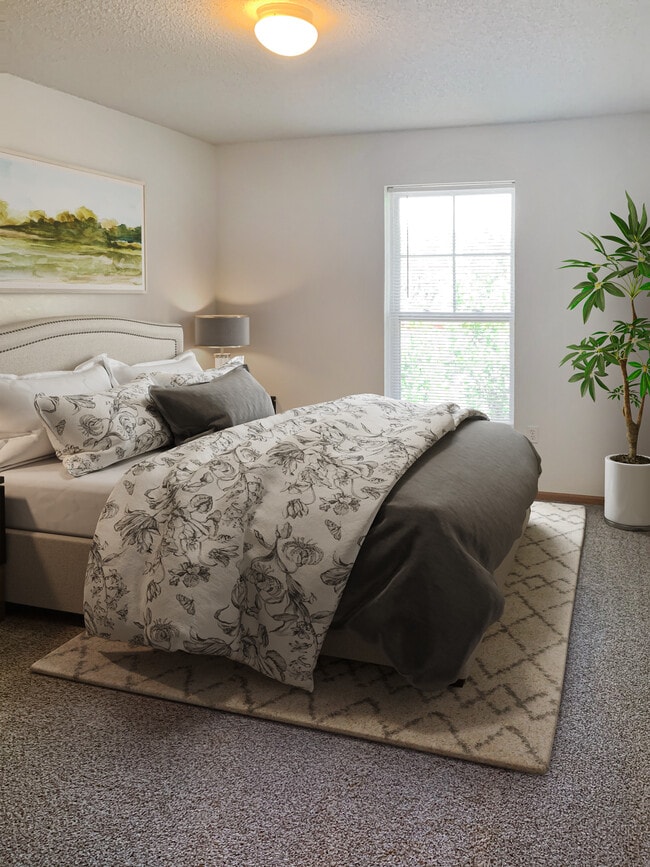 Bedrooms with light and space