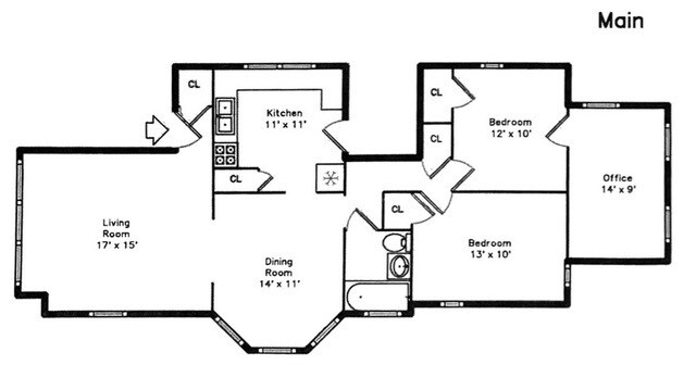 layout - 1504 Pitner Ave Unidad Apt 1