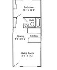 1BR/1BA