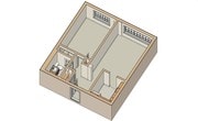 1BR/1BA