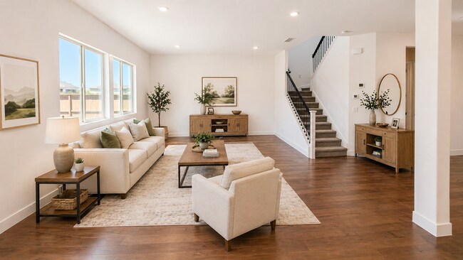 Photo - Stunning home with luxurious wood floor and beautiful spacious yard