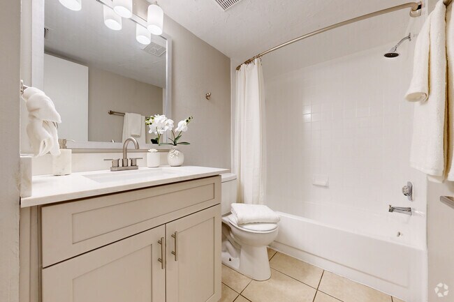 1BR, 1BA - 700SF - Bathroom