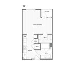 Studio floor plan Broadstone Mission Valley
