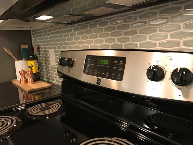 All new stainless steel appliances