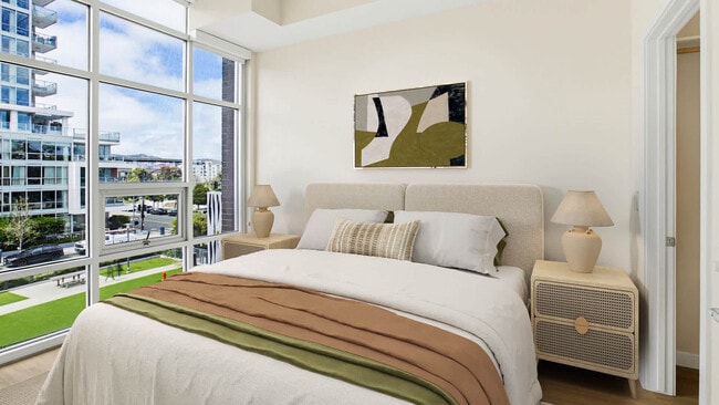 Bedroom with Hard Surface Flooring