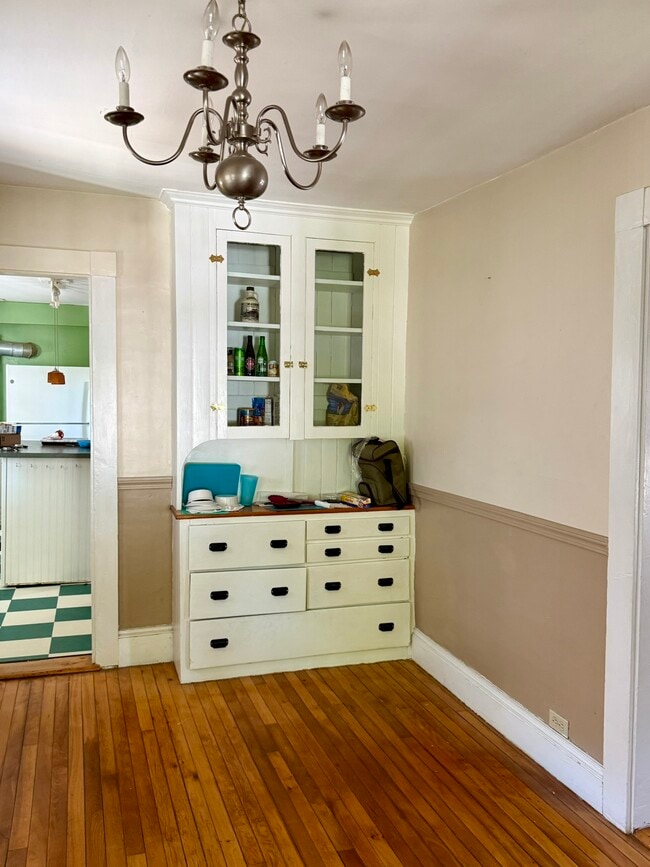 builtin cabinetry downstairs dining room