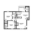 Two Bedroom 1170 sq feet