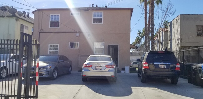 Gated parking with Kitchen Entrance Steps from Parking Space