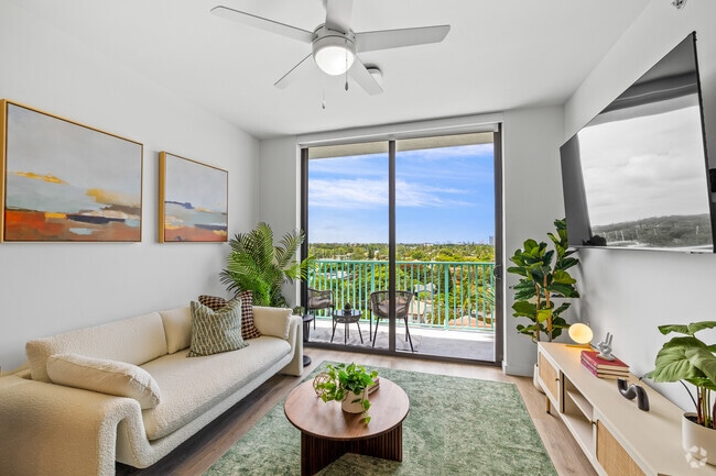 The Vine 2BR, 2BA - 977SF - Living Room