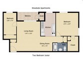2BR/1BA
