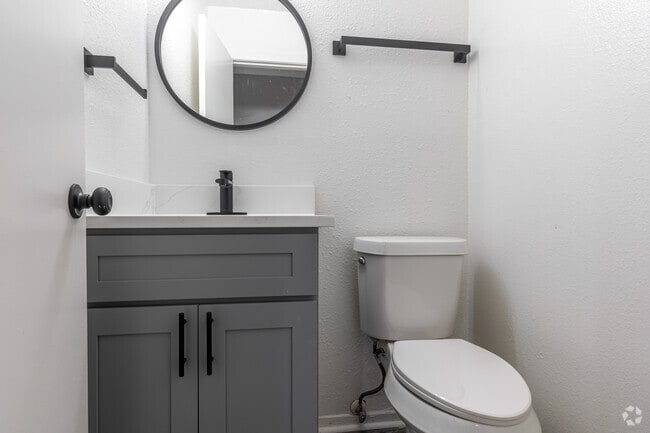 2BR, 2.5BA - 1,094SF - Powder Room