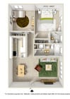 2BR/1.5BA
