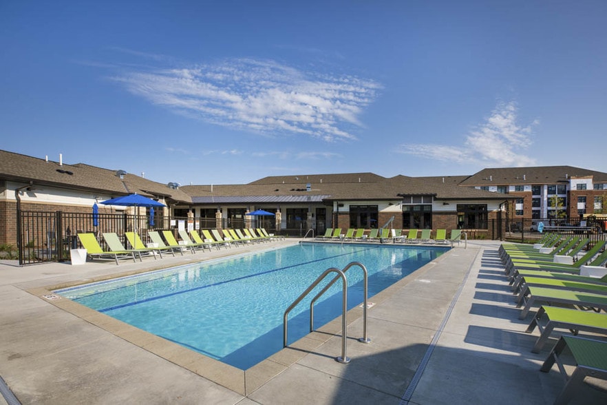 Dive into relaxation at our sparkling swimming pool.