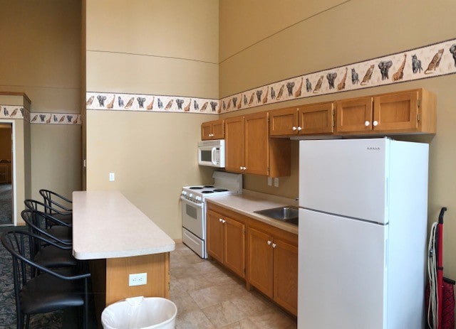 Community room includes a full kitchen.