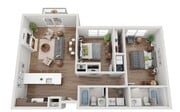 2 Bedroom 2 Bathroom