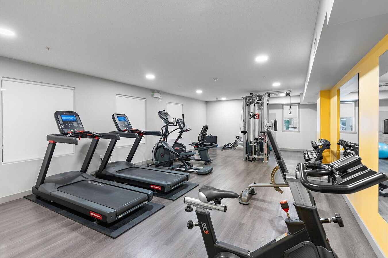 Air Conditioned Fitness Room - Maple Crest Place