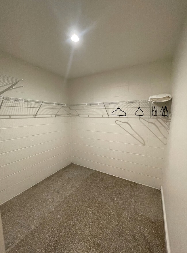 Unit Walk-In Closet