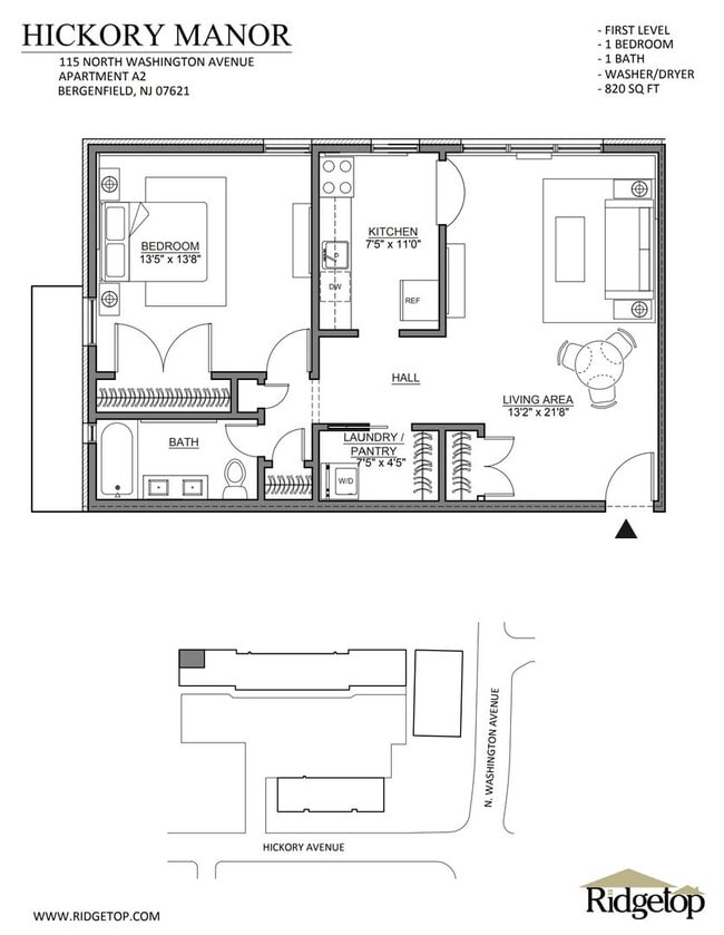 Photo - Hickory Manor: In-Unit Washer & Dryer, Hea...
