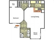 One Bedroom One Bath