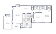 2_2_Den Deluxe floor plan 1127SF