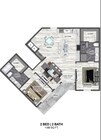 B4 floor plan The Braden on Fifth