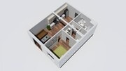 Burro - One Bedroom Floor Plan