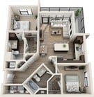 B2 floor plan SUR Southside Quarter