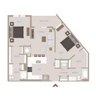 Floor Plan (Arya) - 2 Bedroom (Benglis II)