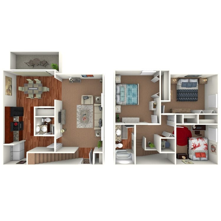 Floor Plan - The Oak 3BTH
