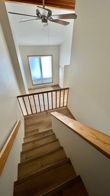 Luxury Vinyl Plank stairs - 640 Homestead Dr