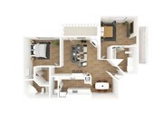 2 Bedroom | 2 Bath | 1244 SF | Renovated