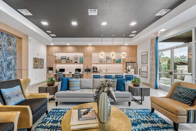 Resident lounge at Residences at Panther Hollow.