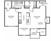 1BR/1BA