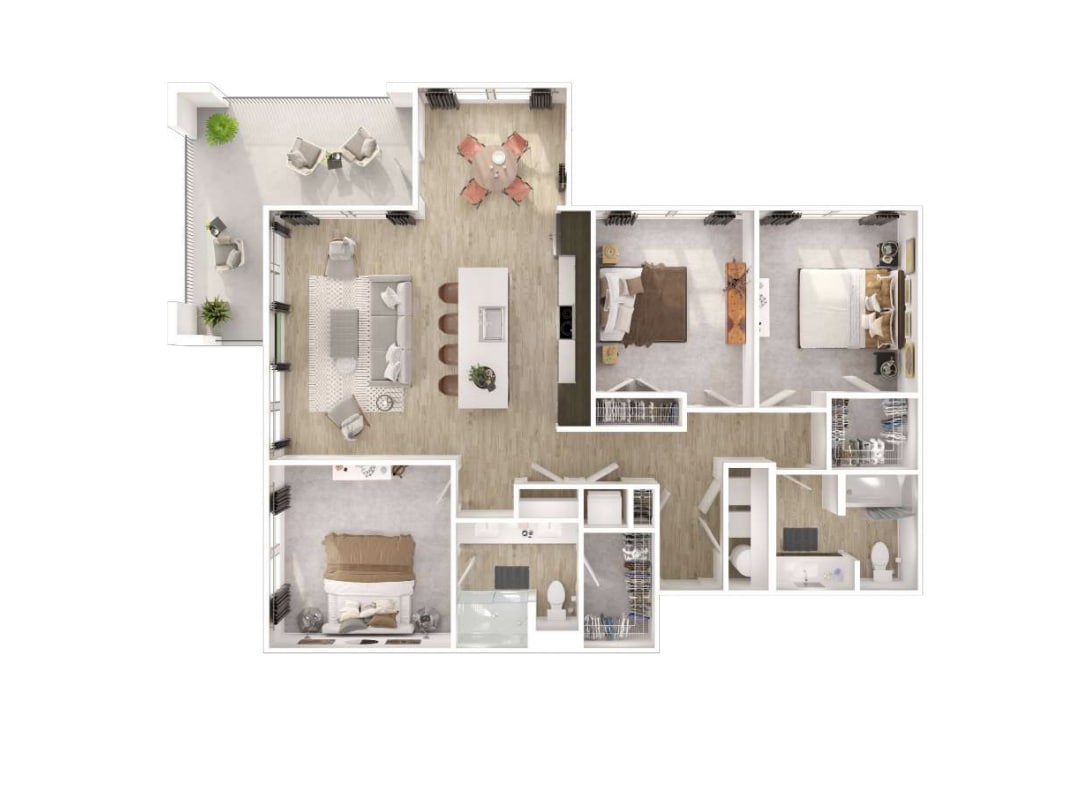 C1.PNG - C1 - Three Bedroom, Two Bathroom