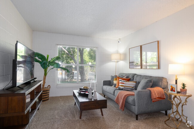 2BR, 1BA - 727SF - Living Room