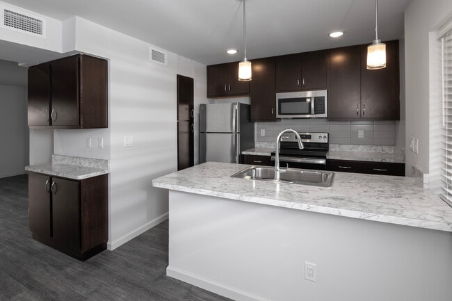 2BR, 1BA - Kitchen - The Pines Apartments and Townhomes