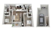 Floor Plan 2E | Seasons at Franklin | Apartments in Franklin, WI