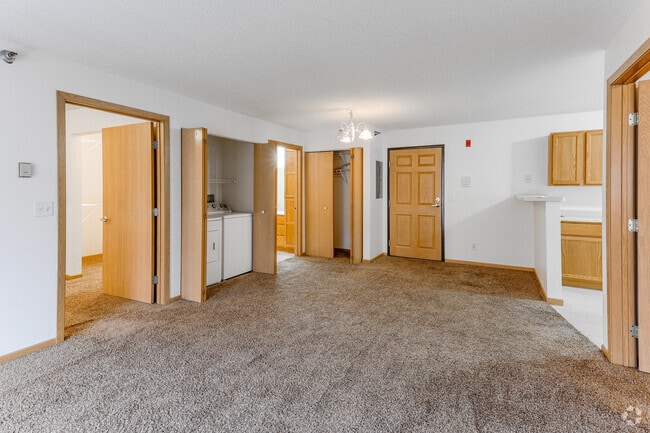 2BR, 1BA - 885SF - Living Room - Meadow Creek Village