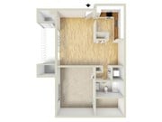One bedroom floor plan