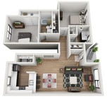 Chancellor floor plan The Tennyson At Crescent Village