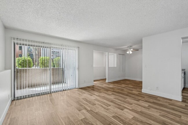 Living Room Space With Backyard