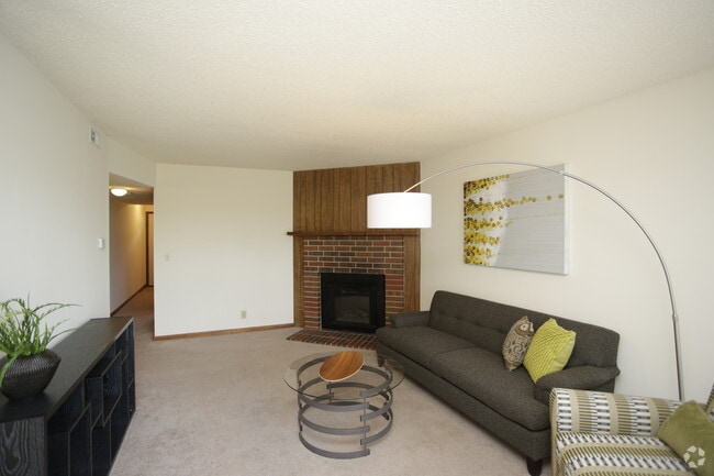 1 bedroom model-living room
