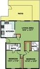 Two Bedroom, Two Bathroom (c3)