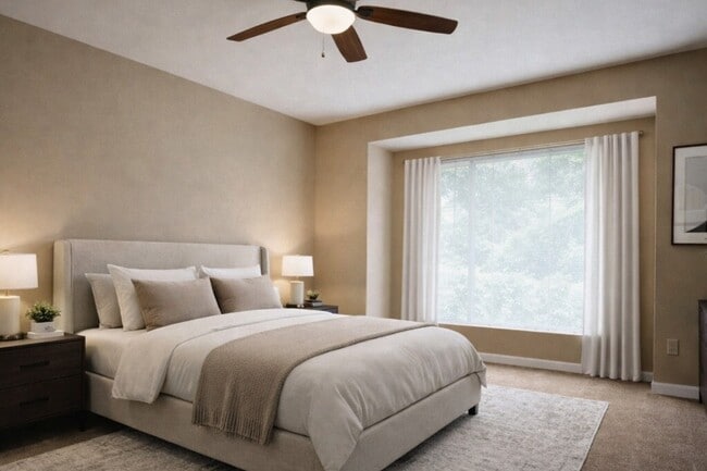 1BR, 1BA_560sqft. Bedroom