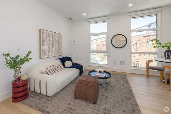 1BR, 1BA - 782SF - Living Room - Verge Residences