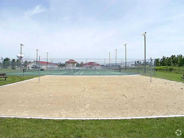 Sand volley ball court