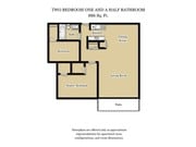 2 Bed/1.5 Bath-Plan A